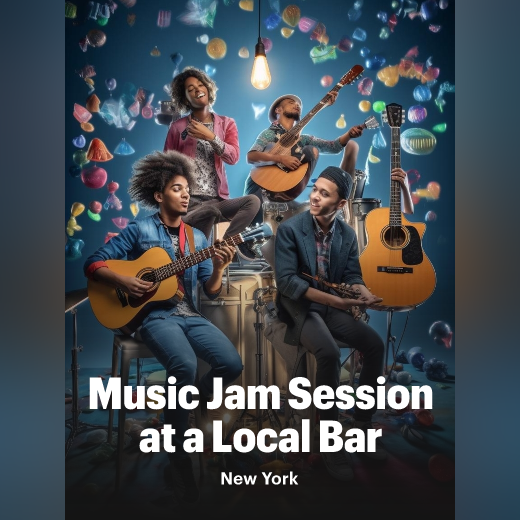 Music Jam Session at a Local Bar, Upper East Side, United States